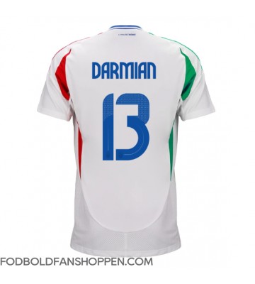 Italien Matteo Darmian #13 Udebanetrøje EM 2024 Kortærmet